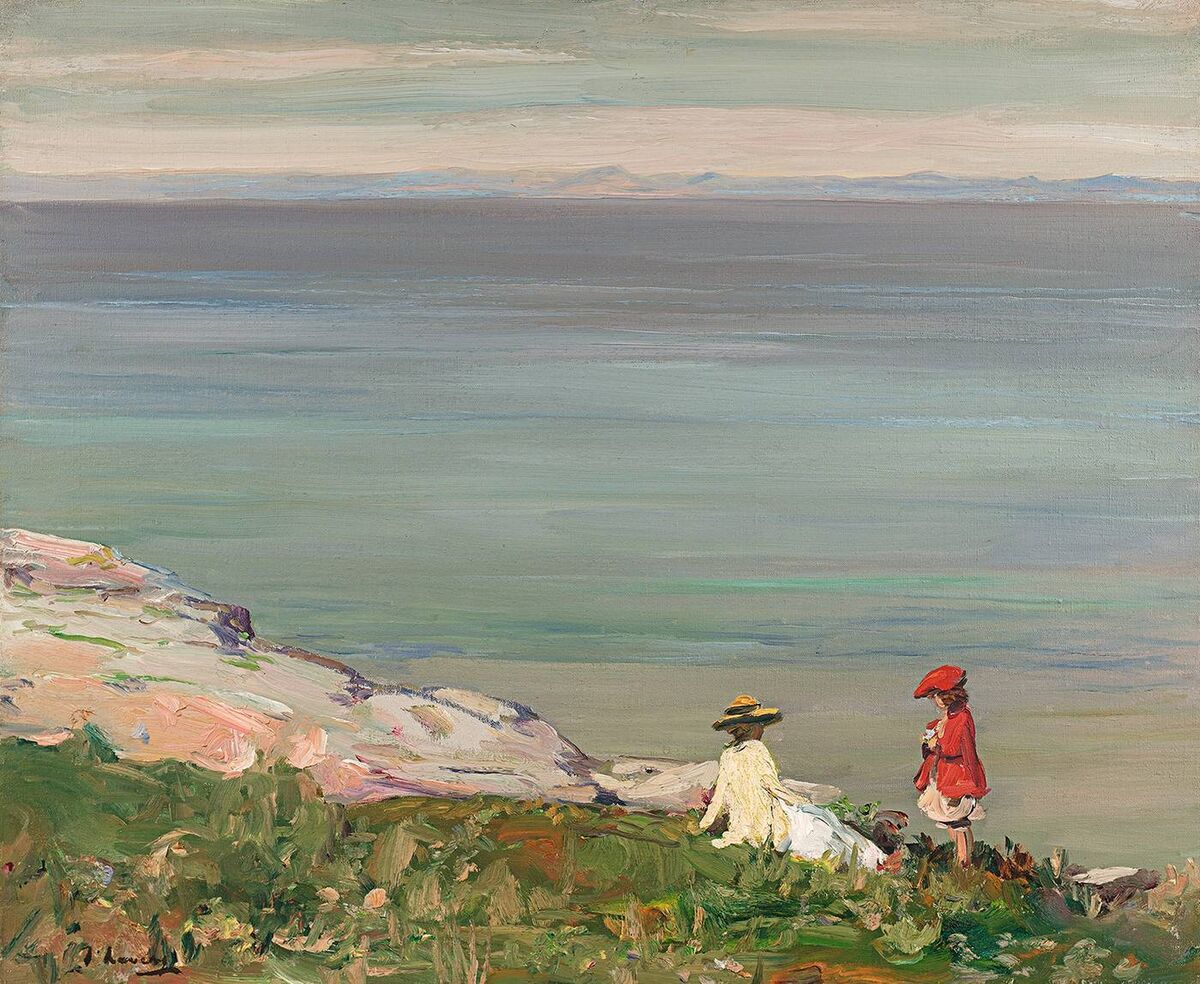  John Lavery, On the Cliffs.  
