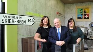 Minister brings the sun on tour of West Cork projects