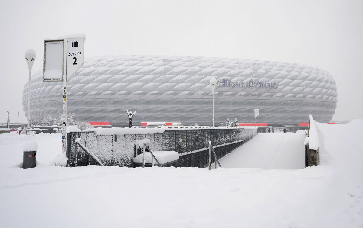 A view of the Munich Allianz stadium. Picture: AP