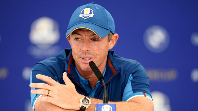 Rory McIlroy believes “elite pros” are to blame for a possible shorter golf ball being introduced (David Davies/PA)