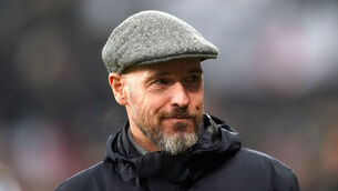 <p>'WE WILL GET THERE': Manchester United manager Erik ten Hag who is convinced he retains the backing of Manchester United’s players. Pic: Owen Humphreys/PA Wire.</p>