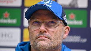 <p>OLD STOMPING GROUND: Senior coach Jacques Nienaber during a Leinster Rugby media conference at UCD in Dublin. Pic: Brendan Moran/Sportsfile</p>