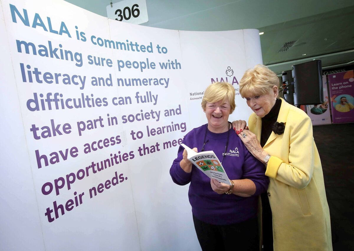 Rosemary Smith (right) with Tipperary Education and Training Board student, Margaret Hanrahan from Burncourt, County Tipperary - pictured in 2022. Picture: Mark Stedman