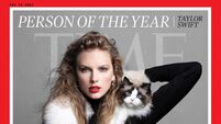 Taylor Swift appears on the cover of Time Magazine's 2023 "Person of the Year\