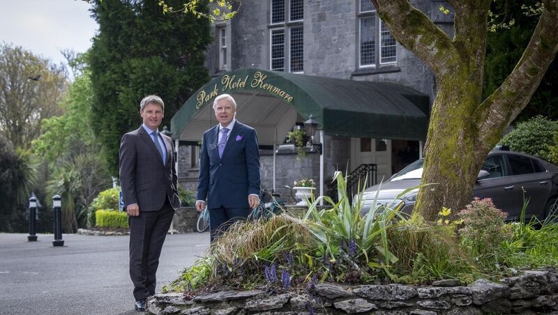 The Brennan brothers outside the Park Hotel Picture: Dominick Walsh The Brennan brothers outside the Park Hotel Picture: Dominick Walsh