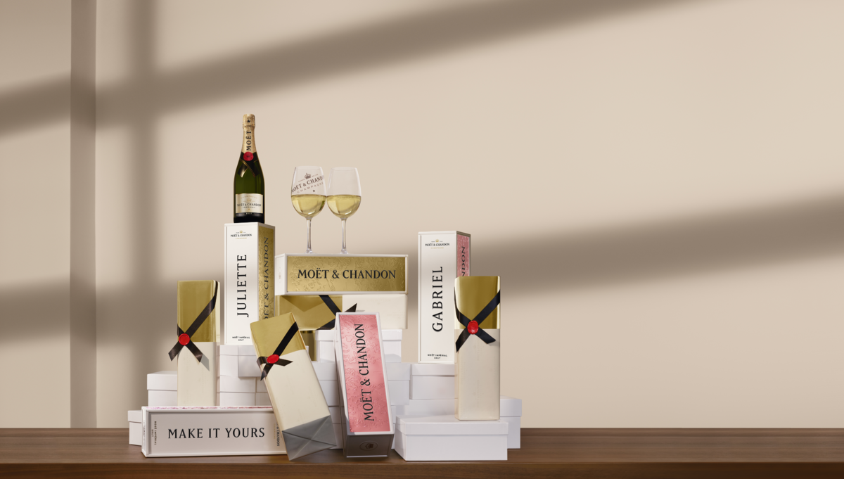 Personalise It! Moët & Chandon Specially Yours gift boxes Personalise It! Moët & Chandon Specially Yours gift boxes