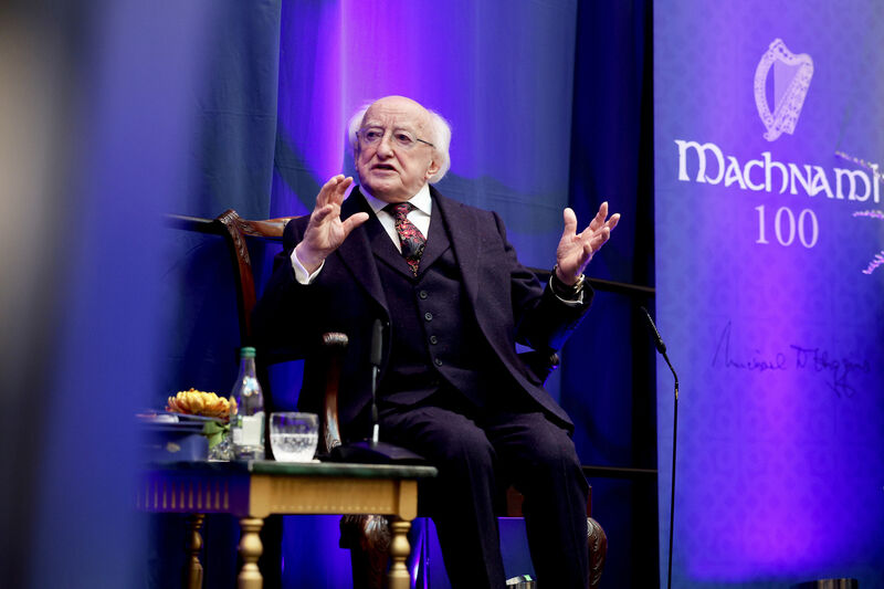 President Michael D Higgins, who is the current president. Picture: Maxwells