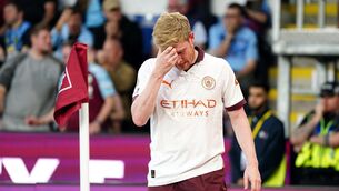Kevin De Bruyne has been out of action since August (Mike Egerton/PA)
