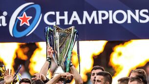 <p>WINNERS: Le Rochelle lift the Heineken Champions Cup - now the Investec Champions Cup, of course.</p>