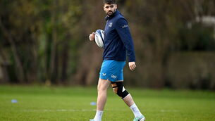 <p>TEN JERSEY: Harry Byrne has been handed the No.10 jersey for Leinster’s Investec Champions Cup opener away to champions La Rochelle this Sunday. Pic: Brendan Moran/Sportsfile</p>