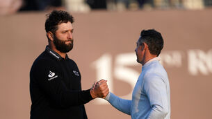 Jon Rahm and Rory McIlroy are considered Europe’s leaders at the Ryder Cup (David Davies/PA)