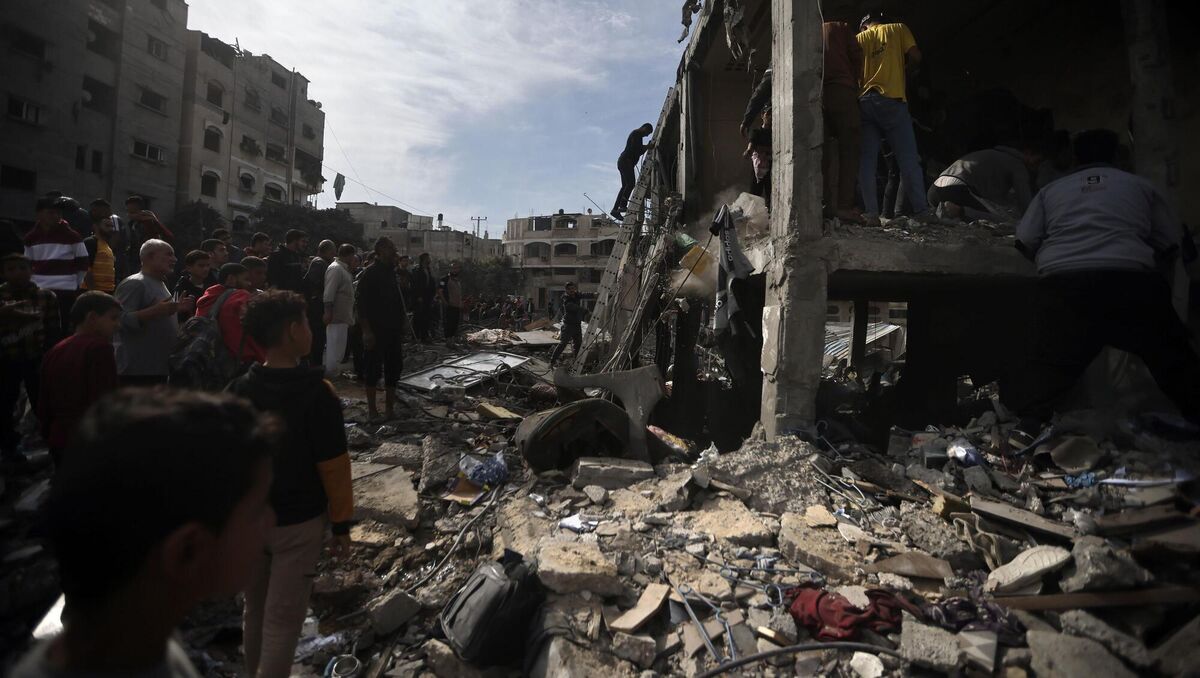 News reports about Gaza from mainstream media are frequently clipped and circulated on TikTok, extending their window of relevance and consumption. Picture: AP/Mohammed Dahman