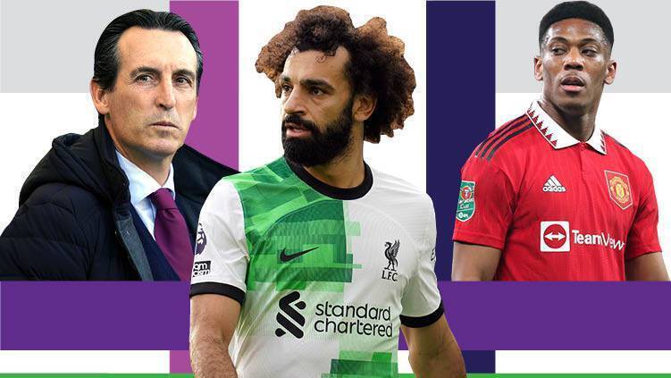 TALKING POINTS: Mohamed Salah of Liverpool; Unai Emery of Aston Villa; Anthony Martial of Manchester United