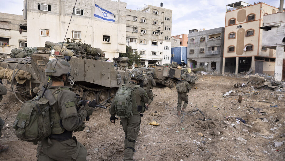 Israeli soldiers take part in a ground operation in Gaza City's Shijaiyah neighbourhood. Picture: Moti Milrod, Haaretz/AP Photo Israeli soldiers take part in a ground operation in Gaza City's Shijaiyah neighbourhood. Picture: Moti Milrod, Haaretz/AP Photo