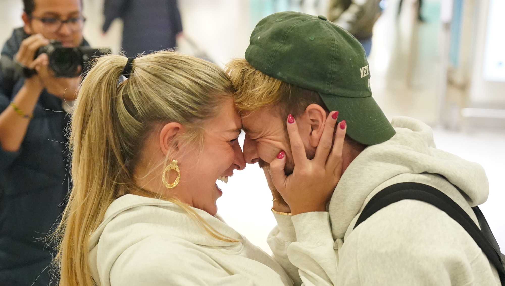 Sam Thompson reunites with Zara McDermott after I’m A Celebrity win
