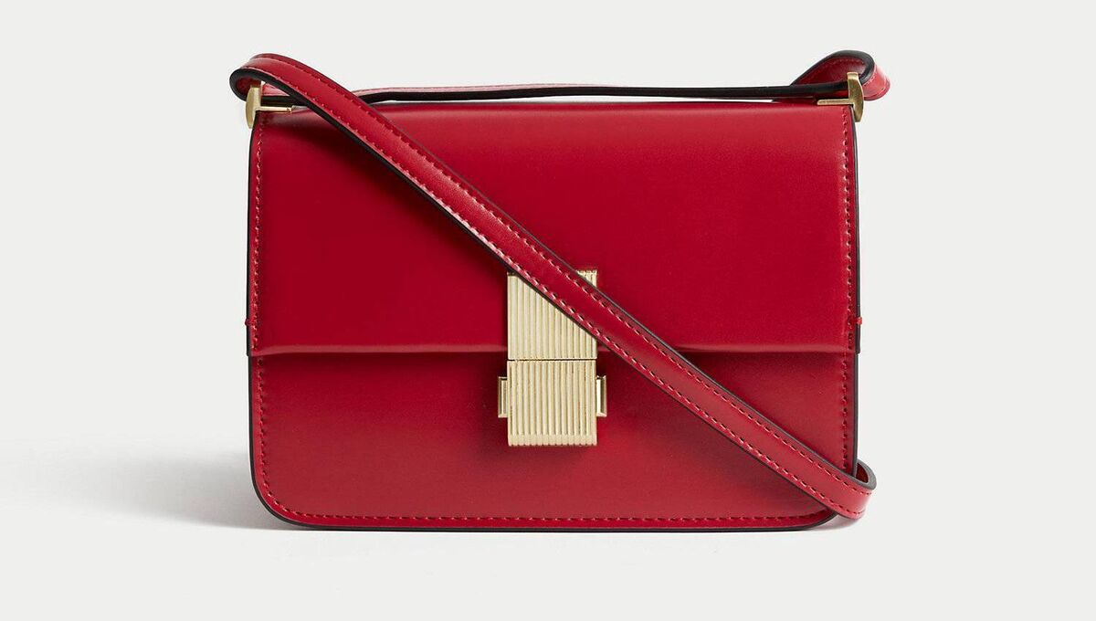 Faux leather cross body bag, M&S, €49 Faux leather cross body bag, M&S, €49