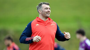 <p>BIDING THEIR TIME: Peter O'Mahony. Pic: ©INPHO/Laszlo Geczo</p>