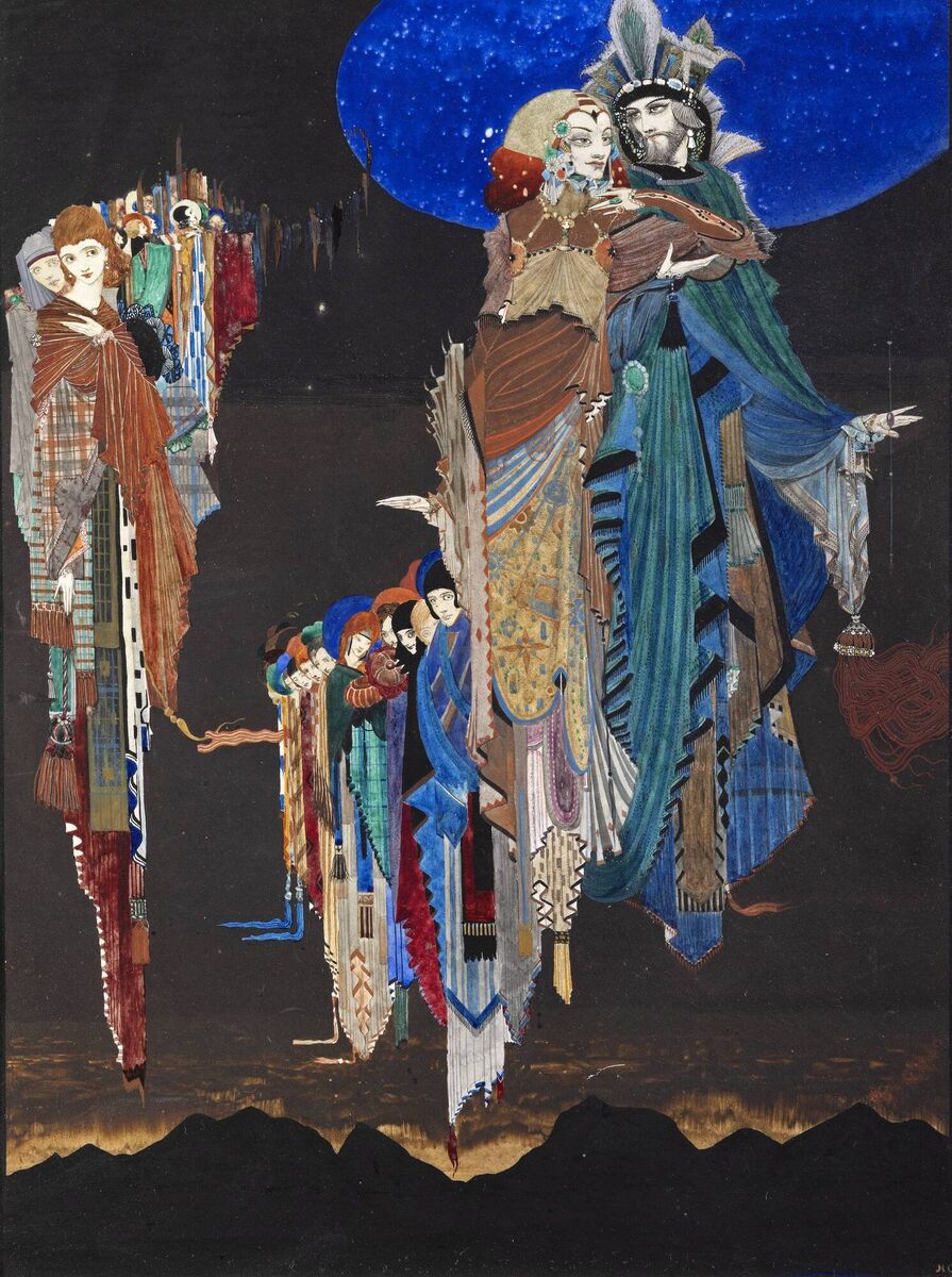 Harry Clarke's The Colloquy of Monos and Úna, acquired by the Crawford in Cork. Harry Clarke's The Colloquy of Monos and Úna, acquired by the Crawford in Cork.