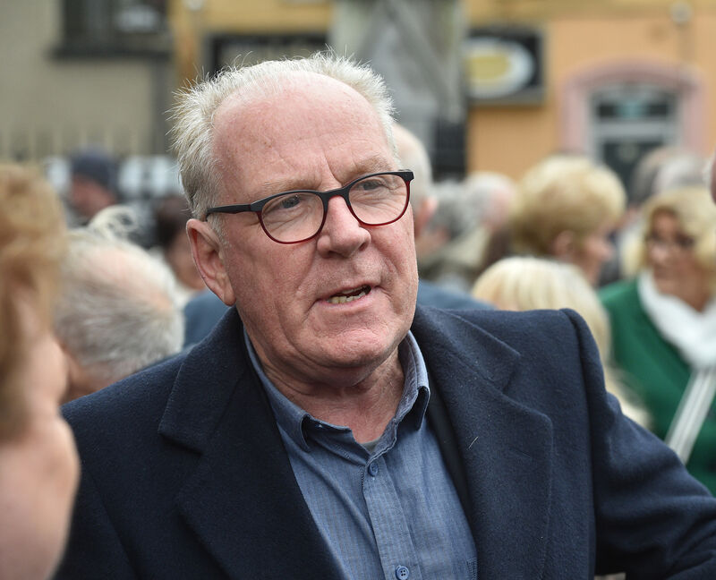 Packie O'Callaghan at the requiem mass for his friend Frank Twomey. Picture Dan Linehan Packie O'Callaghan at the requiem mass for his friend Frank Twomey. Picture Dan Linehan