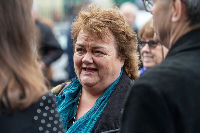 Comedian and singer June Rodgers at the requiem mass for Frank Twomey. Picture: Dan Linehan Comedian and singer June Rodgers at the requiem mass for Frank Twomey. Picture: Dan Linehan