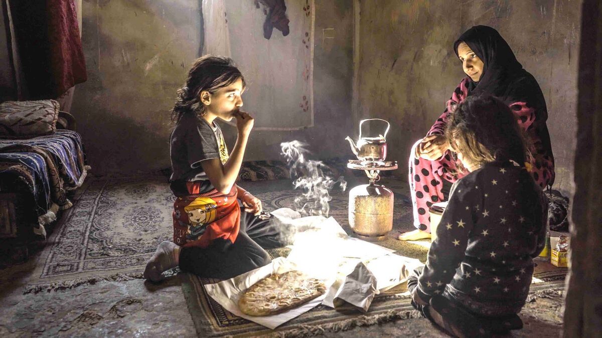 A scene from In The Shadow Of Beirut, filmed in Sabra and Chatila, areas with harrowing history. 