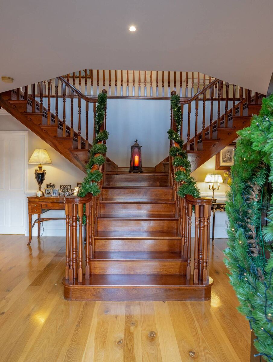 Teak staircase 