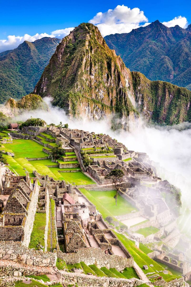 Machu Picchu, Peru, in its splendour Machu Picchu, Peru, in its splendour