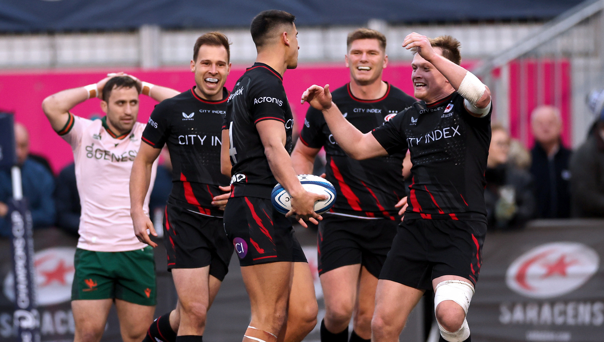 Strong second half sees Saracens blast past Connacht