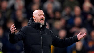 <p>Manchester United manager Erik ten Hag (Peter Byrne/PA)</p>