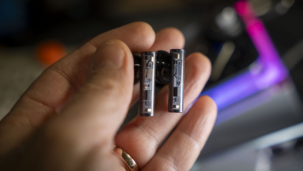 The transparent casing shows off the technology inside. Picture: Noel Campion. The transparent casing shows off the technology inside. Picture: Noel Campion.