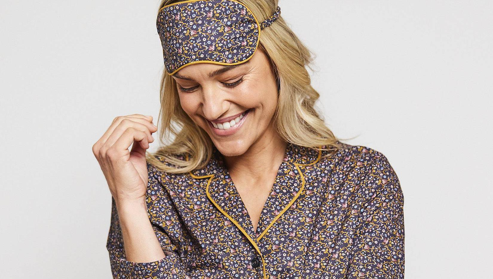 ‘Night Garden’ PJs-in-a-bag, €79.95; Eyemask, €11.95, Avoca