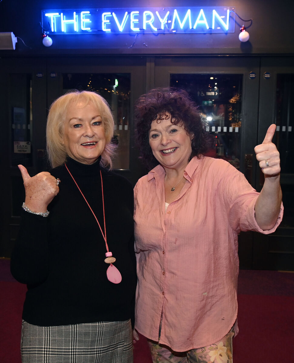 Catherine Mahon-Buckley, (left) producer &amp; director of the Everyman &amp; CADA presentation of the Christmas Panto, Beauty and the Beast, in Cork, and Fionula Linehan who plays the first ever female dame in the panto. Picture: Denis Minihane.