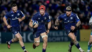<p>BACK TO BEST: Leinster’s Josh van der Flier makes a break to set up his sides second try. Pic: ©INPHO/Dan Sheridan</p>