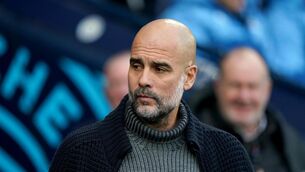 <p>Pep Guardiola is concerned about the fixture burden on his players (Martin Rickett/PA)</p>