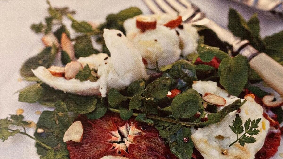 Watercress, Blood Orange & Macroom Mozzarella Salad