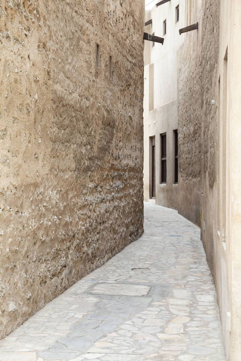 The old streets of Dubai The old streets of Dubai