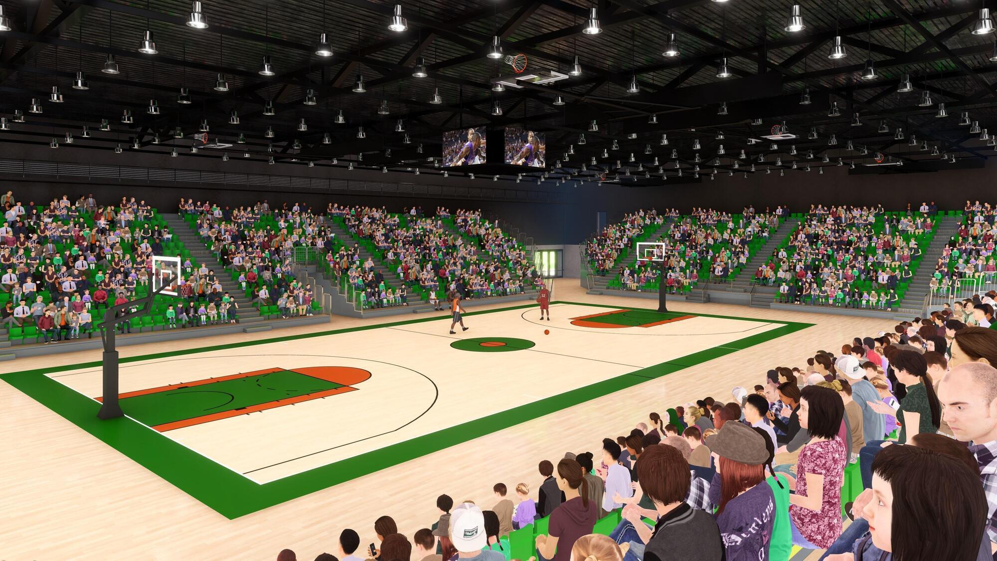 HOW IT WIL LOOK: Basketball Ireland has announced plans for a €35m redevelopment of the National Basketball Arena. 