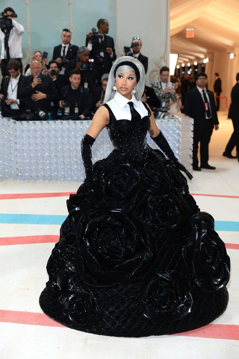 Cardi B attends The 2023 Met Gala Celebrating "Karl Lagerfeld: A Line Of Beauty" at The Metropolitan Museum of Art on May 01, 2023 in New York City. (Photo by Dimitrios Kambouris/Getty Images for The Met Museum/Vogue)