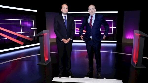 Leo Varadkar and Micheál Martin