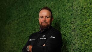 <p>Shane Lowry at a launch event for the 2024 Amgen Irish Open.</p>