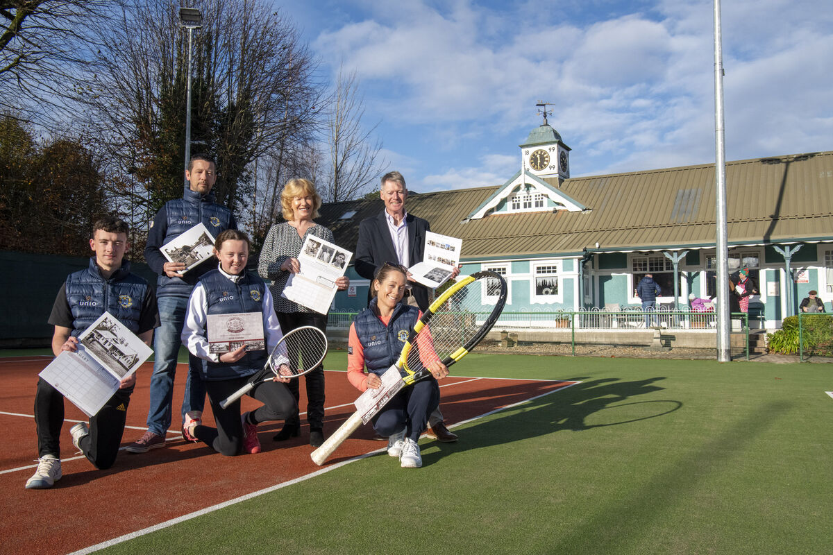 Pictured at the launch of their 2024 calendar "Memories of Times Past on the Mardyke" to celebrate 125 years (1899 to 2024) of Sunday's Well Boating &amp; Tennis Club on the Mardyke were Donal Johnson, Chairman; Adrienne O'Donovan, Club Captain; Dave Hannam, Club Manager along with club members Conor Keigher, Susie Fitzgerald and Joanna Riordan. Picture: Brian Lougheed
