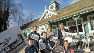 <p>Pictured at the launch of their 2024 calendar "Memories of Times Past on the Mardyke" to celebrate 125 years (1899 to 2024) of Sunday's Well Boating &amp; Tennis Club on the Mardyke were Donal Johnson, Chairman; Adrienne O'Donovan, Club Captain; Dave Hannam, Club Manager along with club members Conor Keigher, Susie Fitzgerald and Joanna Riordan. Picture: Brian Lougheed</p>