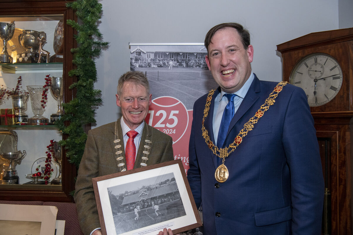 Sunday's Well Boating and Tennis Club on the Mardyke launched a special edition calendar celebrating 125 years of sporting heritage. The Lord Mayor of Cork, Cllr. Kieran McCarthy (right), performed the official launch along with club chairman, Donal Johnson (left). Picture: Brian Lougheed