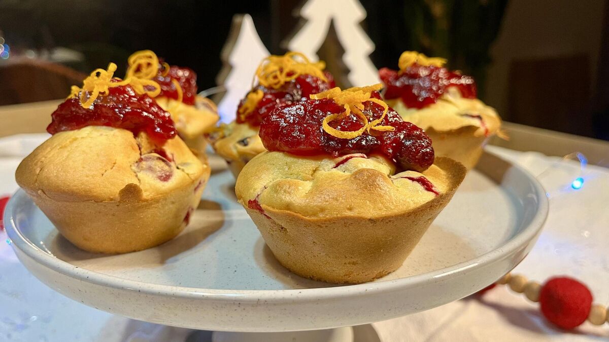 Colm O'Gorman's easy cranberry and orange muffins