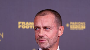 <p>UEFA president Aleksander Ceferin (Adam Davy/PA)</p>