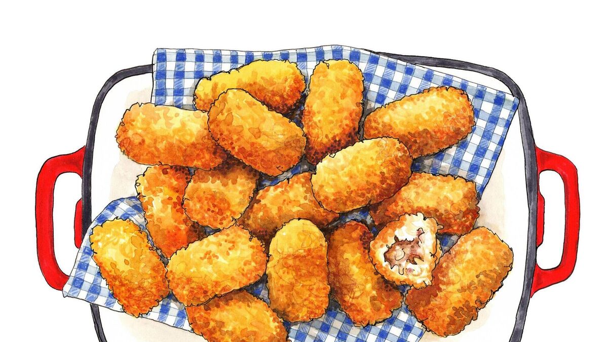 Anna Cabrera's croquetas de jamón (ham croquetas)