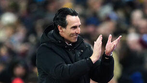 <p>FEARS OF COMPLACENCY: Unai Emery has urged Aston Villa to avoid complacency as they eye the Premier League's summit.</p>