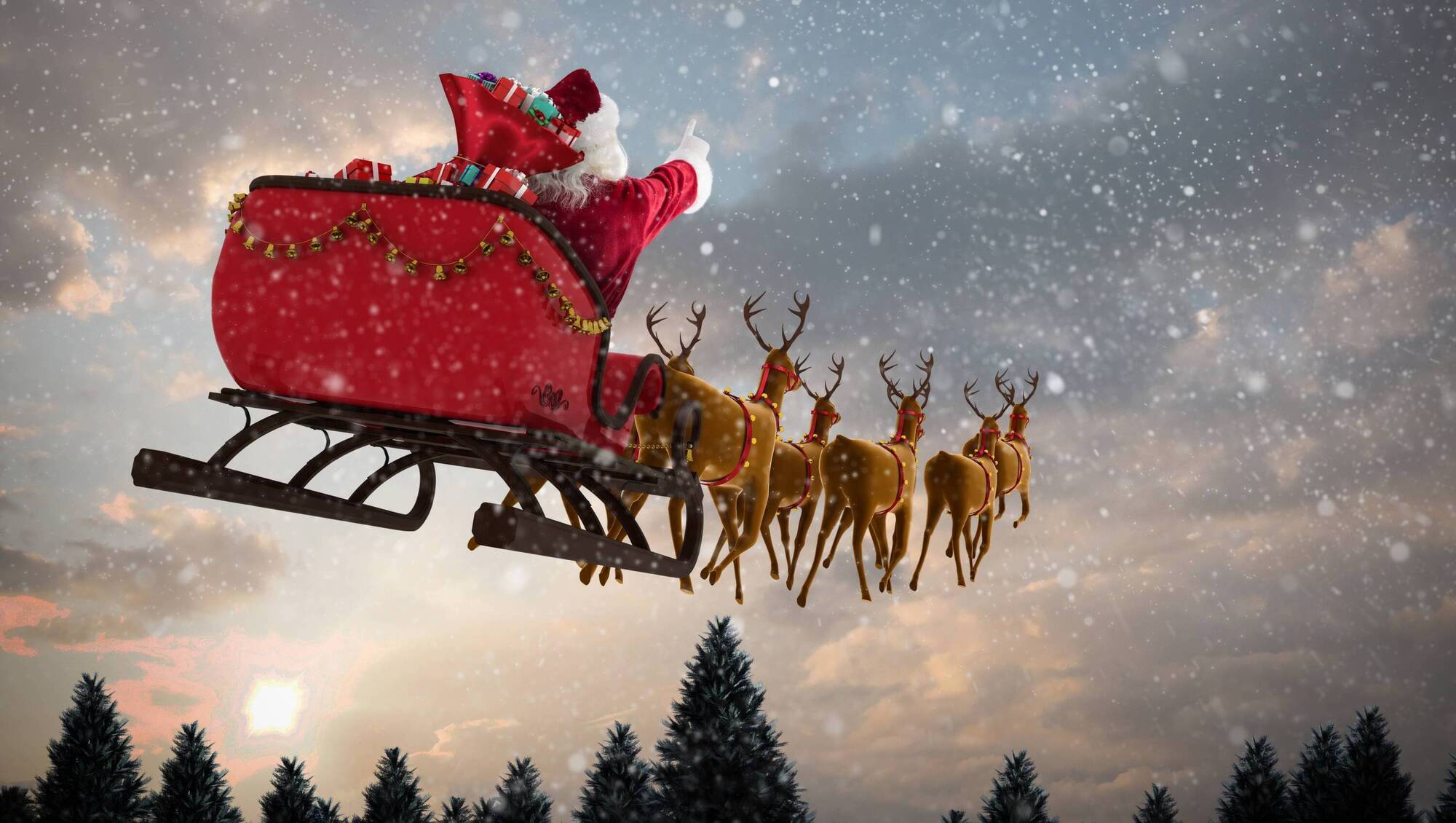 Santa warns children of Ireland to go to bed when asked on Christmas Eve