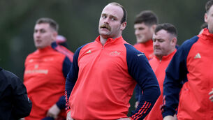 <p>JAGER IMPACT: Munster are banking on Oli Jager making the same impact as a starter against Leinster as he has already made off the bench and on the training field after the tighthead prop was handed his first start for the sell-out St Stephen’s URC derby clash at Thomond Park. Pic:  ©INPHO/Laszlo Geczo</p>