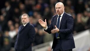 <p>CHRISTMAS CRACKER: Everton manager Sean Dyche (right) and Tottenham Hotspur manager Ange Postecoglou during the Premier League match at the Tottenham Hotspur. Photo credit: Andrew Matthews/PA Wire.</p>